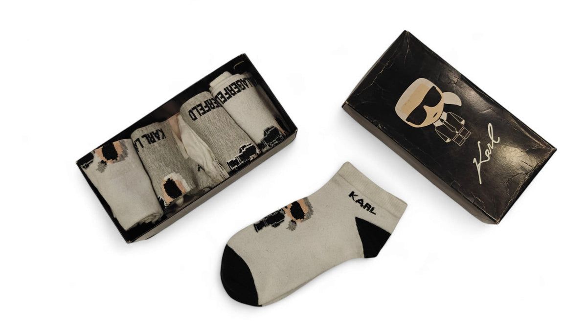 Karl Lagerfeld Scented Ankle Socks- Pack of 6 - Original Made In Turkey