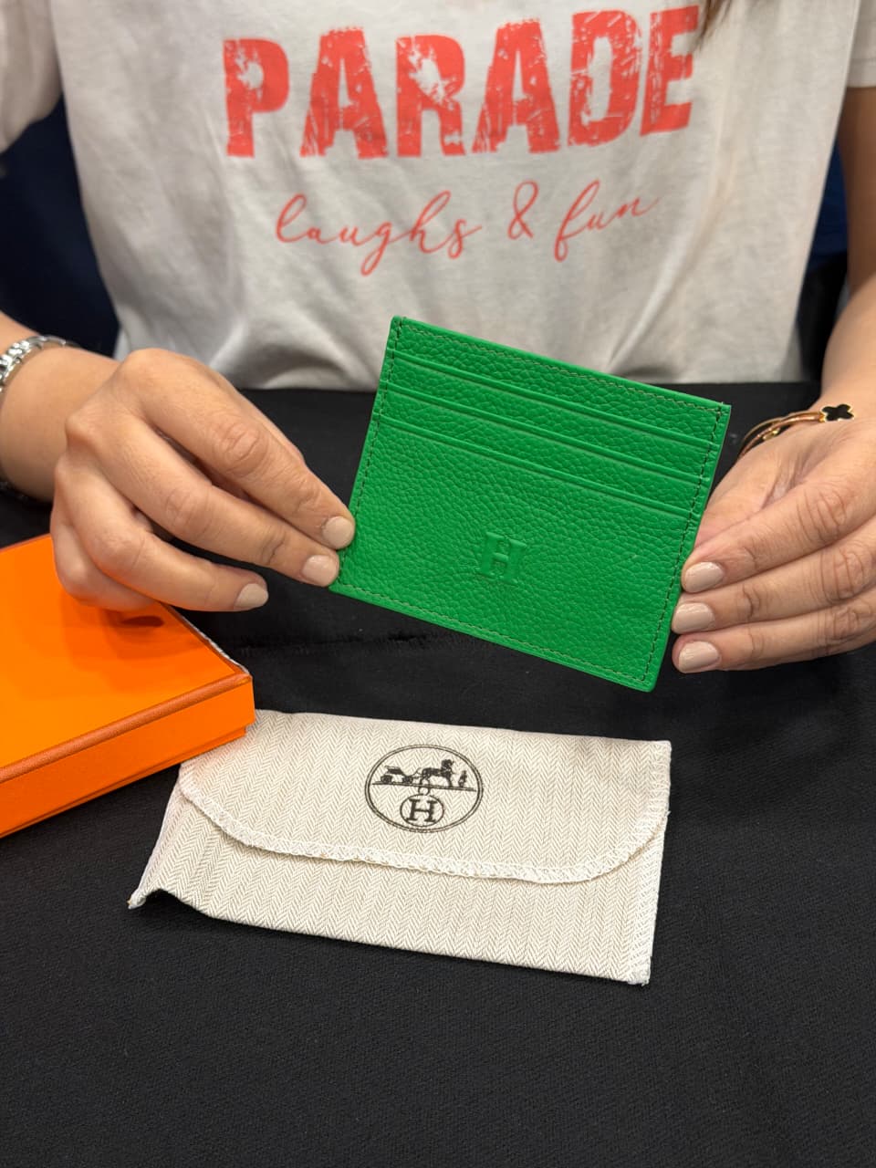 Hermes High End Card Holder with Box