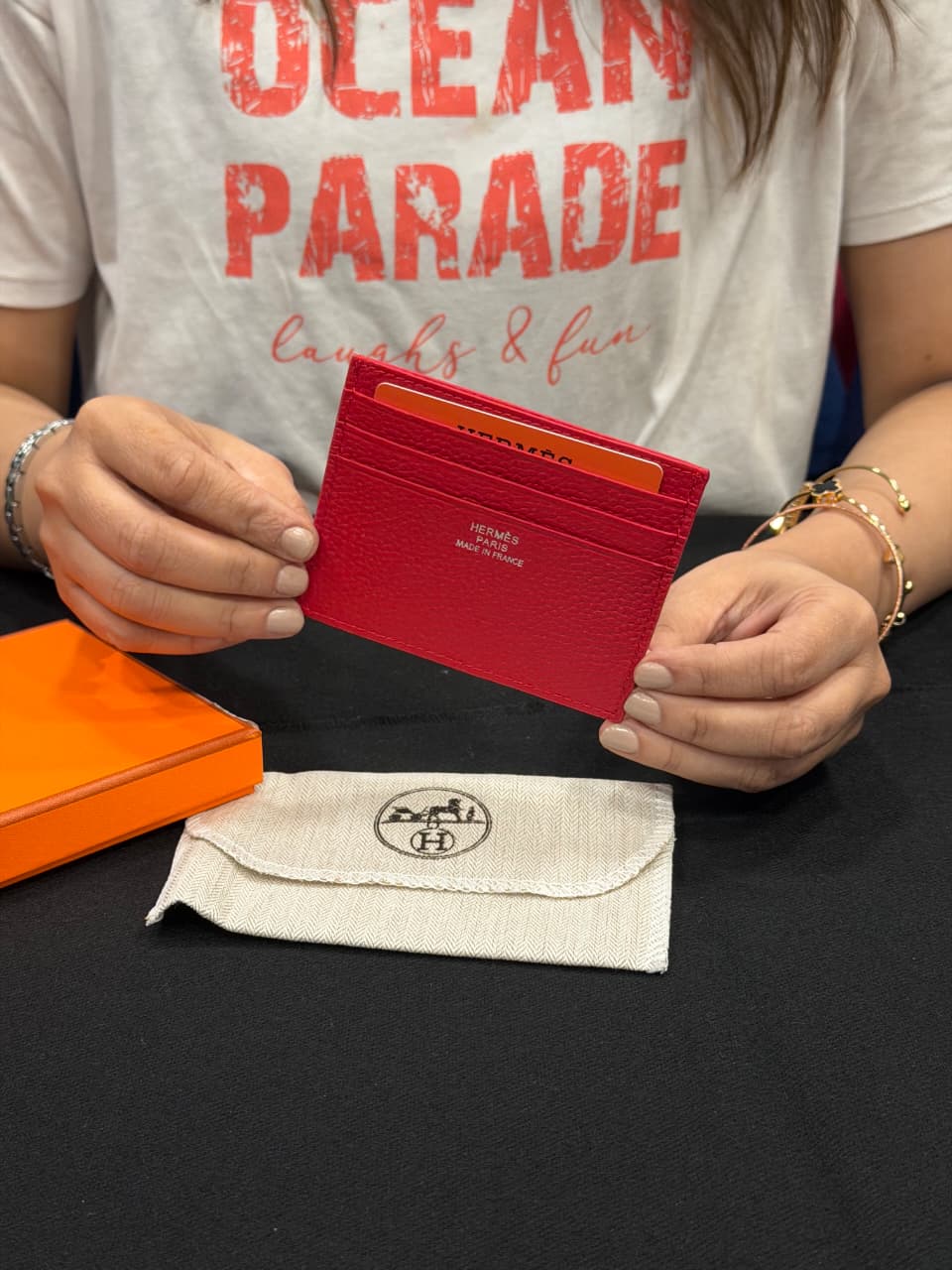 Hermes High End Card Holder with Box