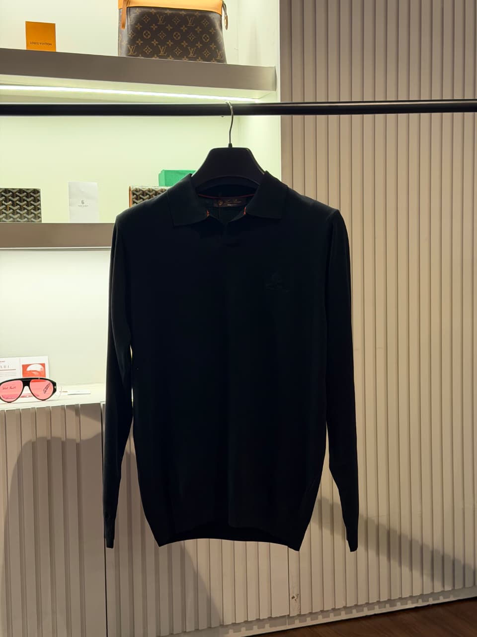 Loro Piana Black 1:1 Premium Grade Knitwear Old Money Sweatshirt