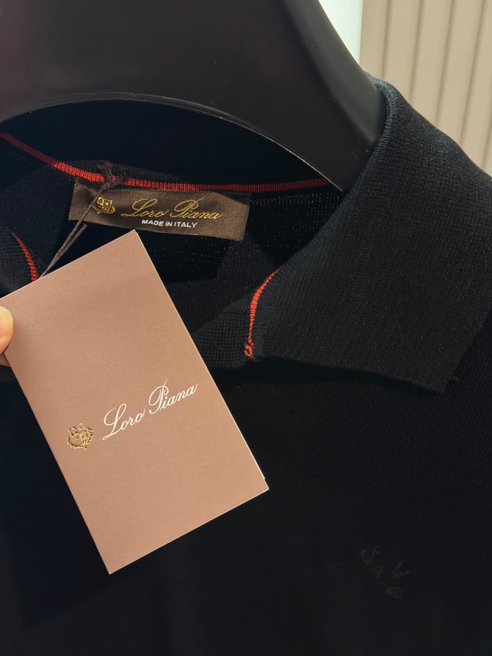Loro Piana Black 1:1 Premium Grade Knitwear Old Money Sweatshirt