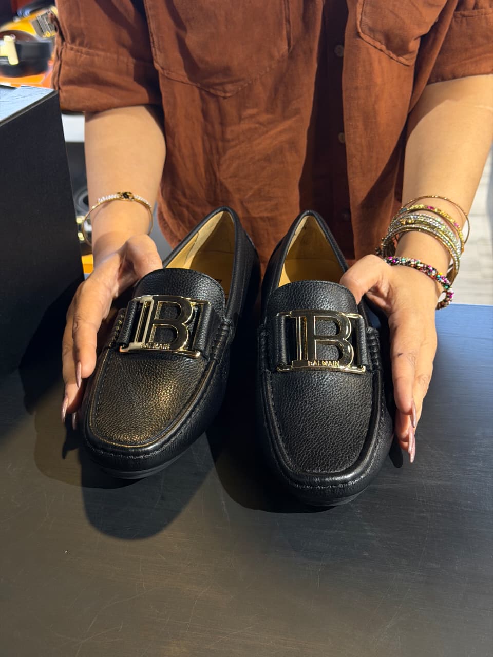 Balmain Leather Shoe