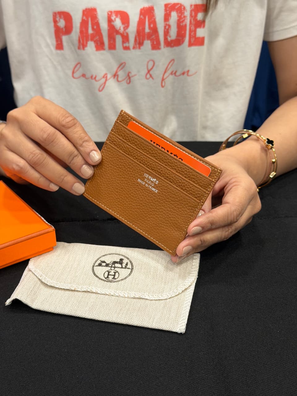 Hermes High End Card Holder with Box