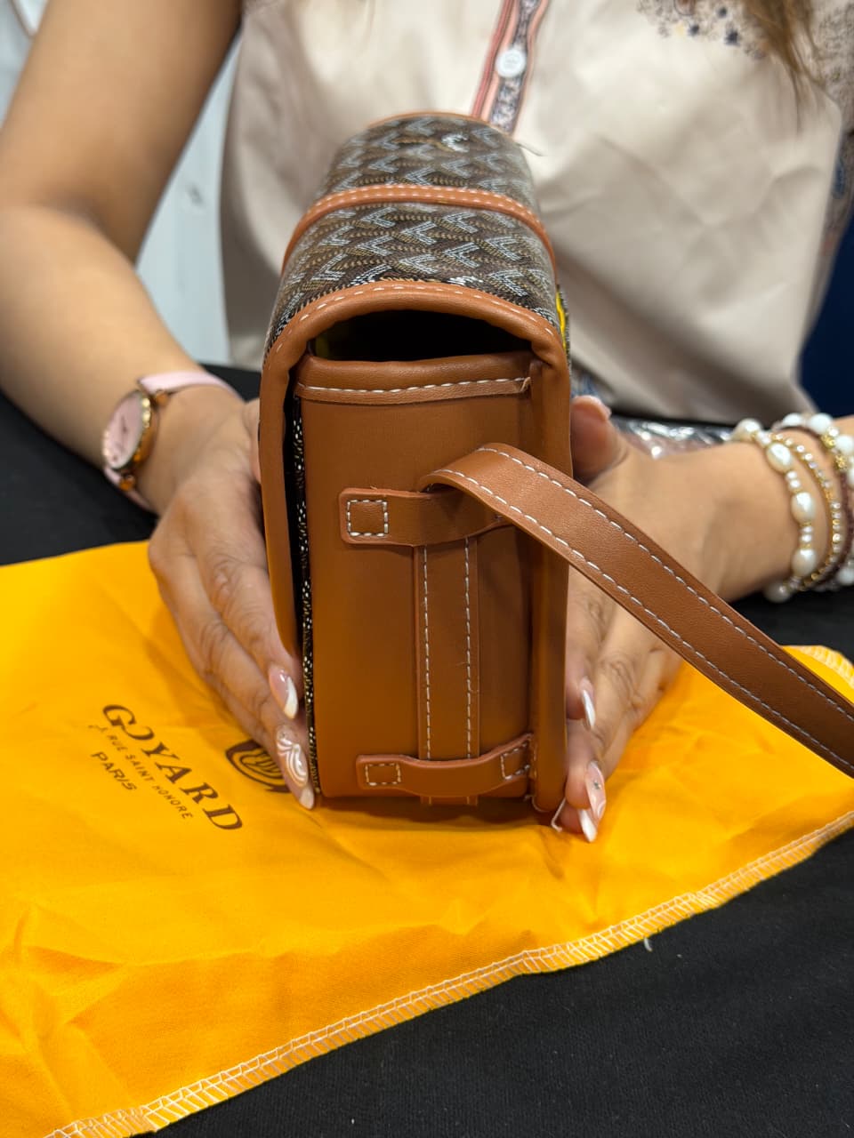 Goyard Pouch Bag