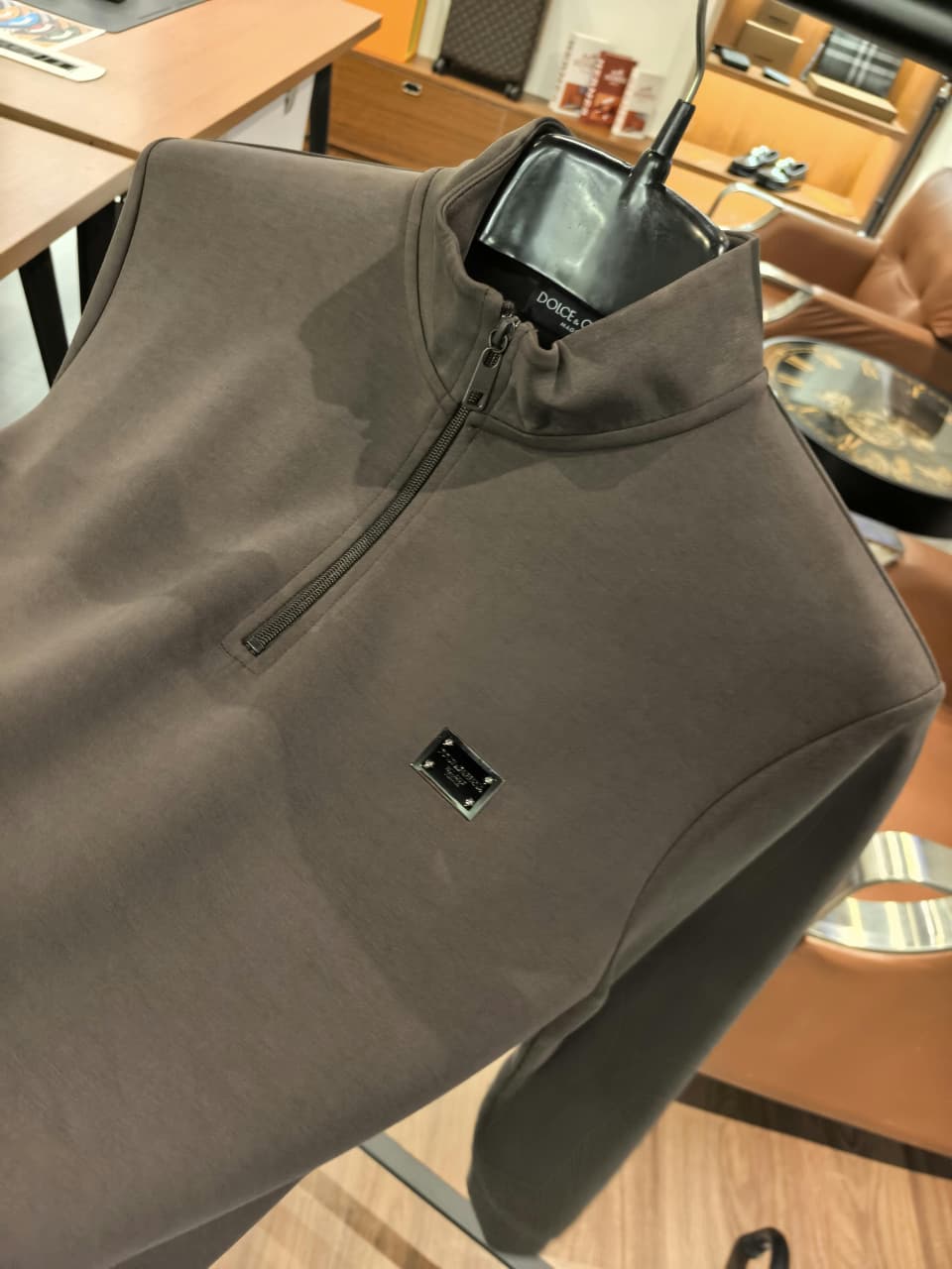 DG 1:1 Grade Premium Turtle Neck Quarter Zip Sweatshirt