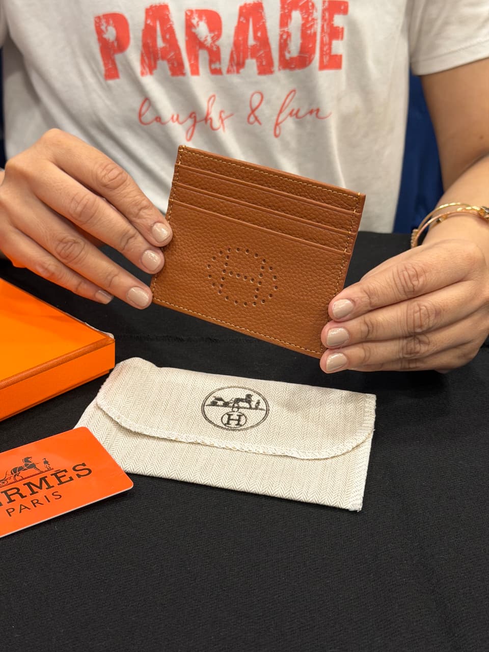 Hermes High End Card Holder with Box