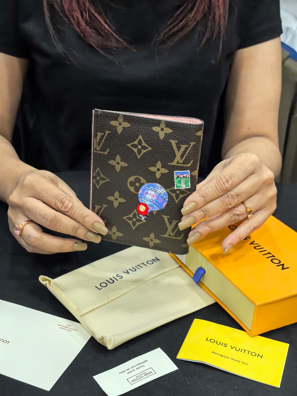 Louis Vuitton Passport wallet with box