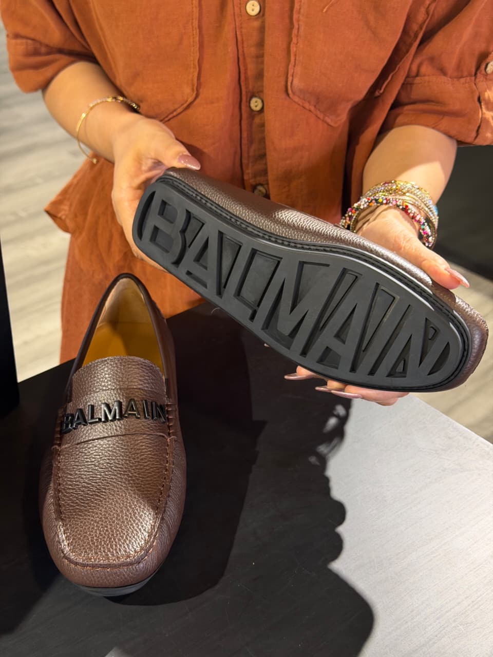 Balmain Leather Shoe