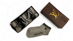 Louis Vuitton Scented Ankle Socks- Pack of 6 - Original Made In Turkey