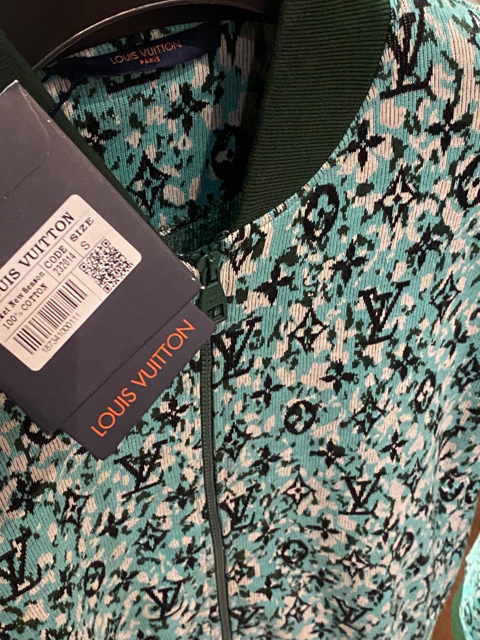 Louis Vuitton 1:1 Super Premium Grade Knitwear Zip-Up