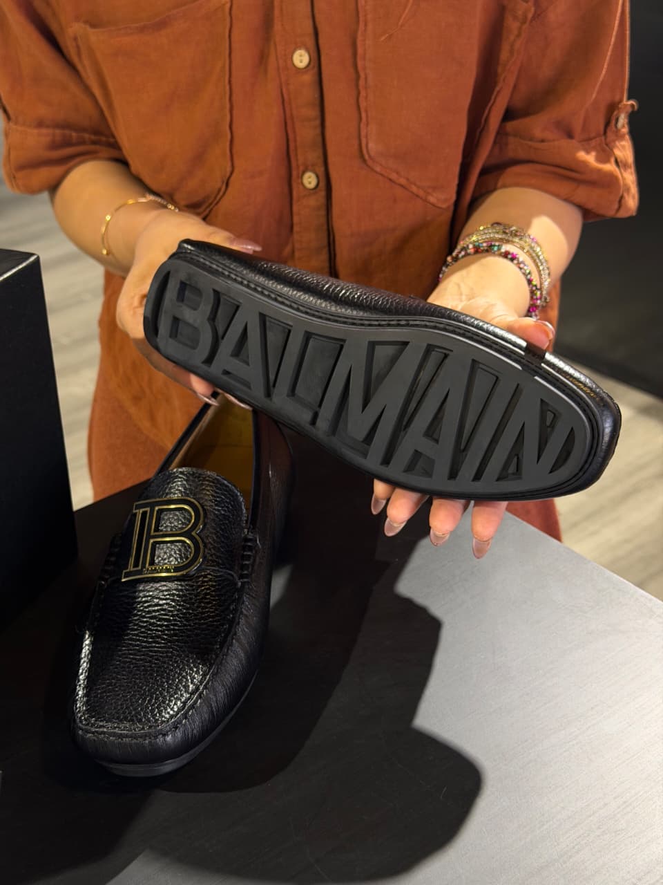 Balmain Leather Shoe