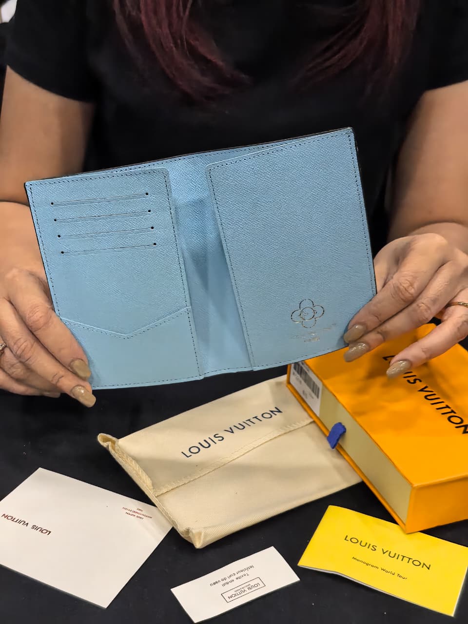 Louis Vuitton Passport wallet with box