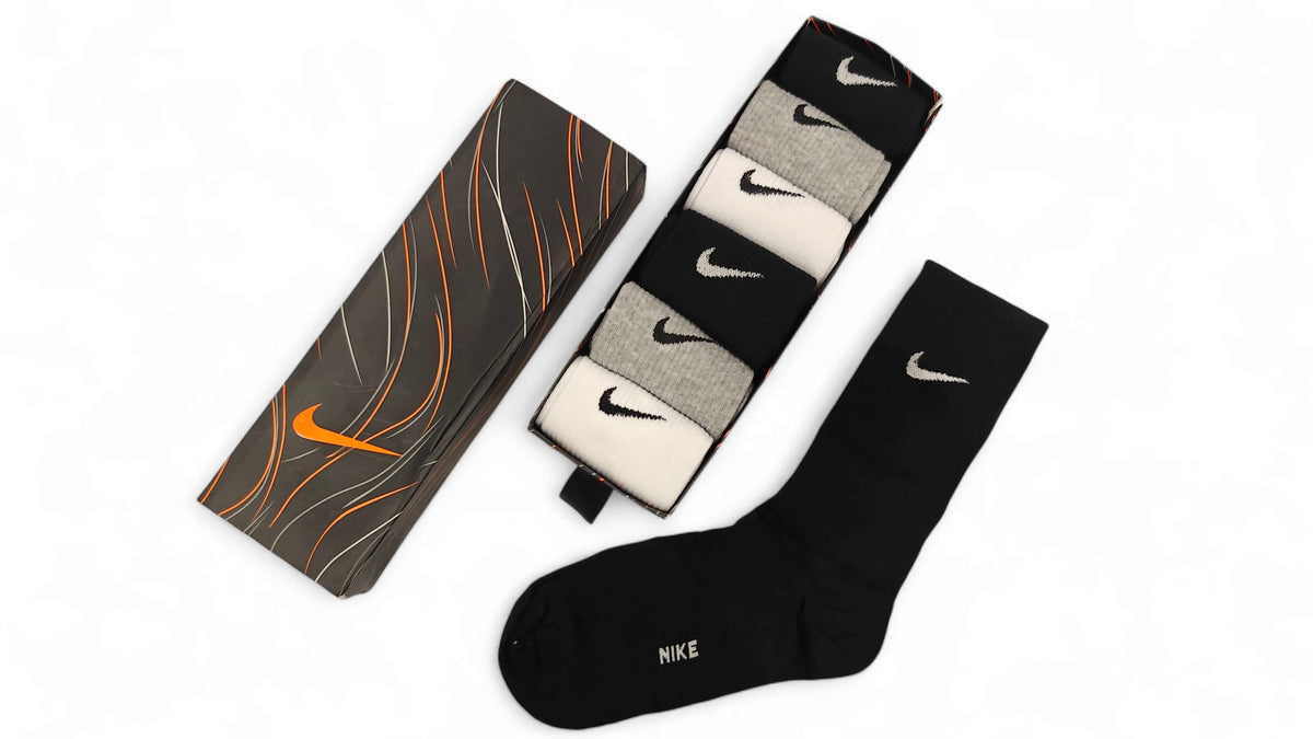 Nike Scented Crew Socks- Pack of 6 - Original Made In Turkey