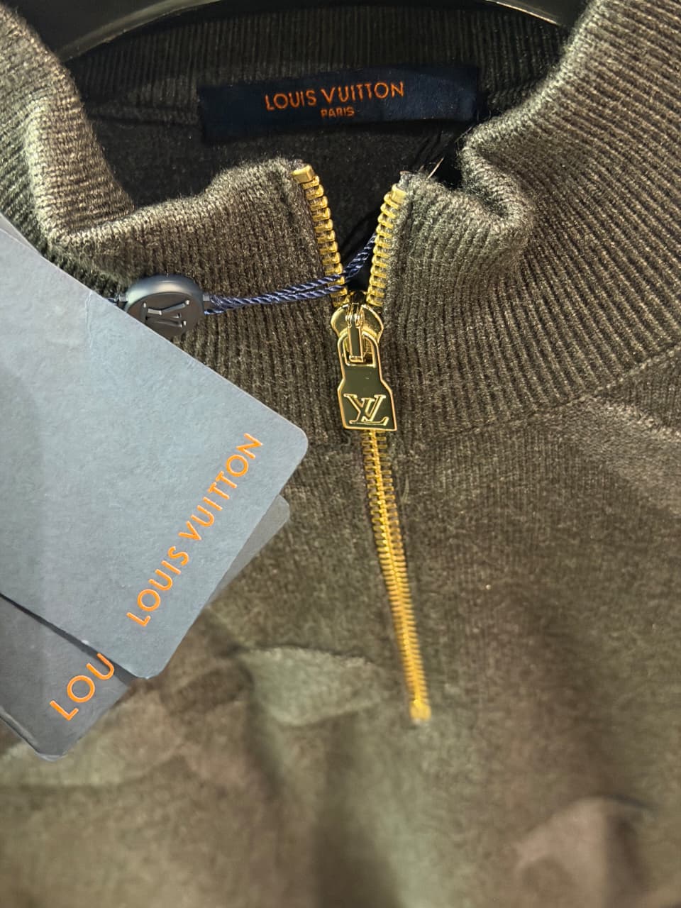 Louis Vuitton 1:1 Super Premium Grade Quarter Zipper Knitwear