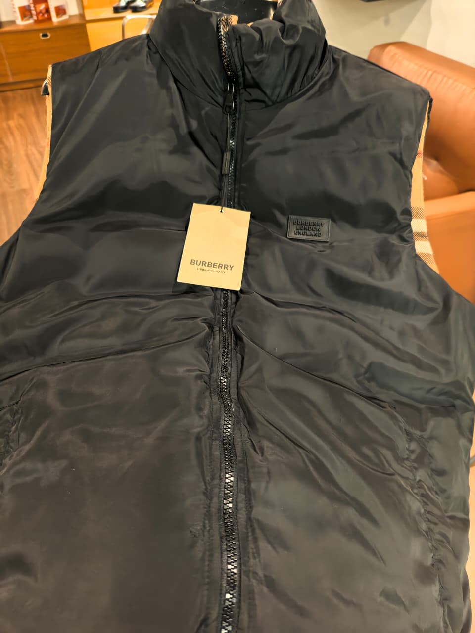 Burberry 1:1 Grade Reversible Double Sided Gilet Jacket