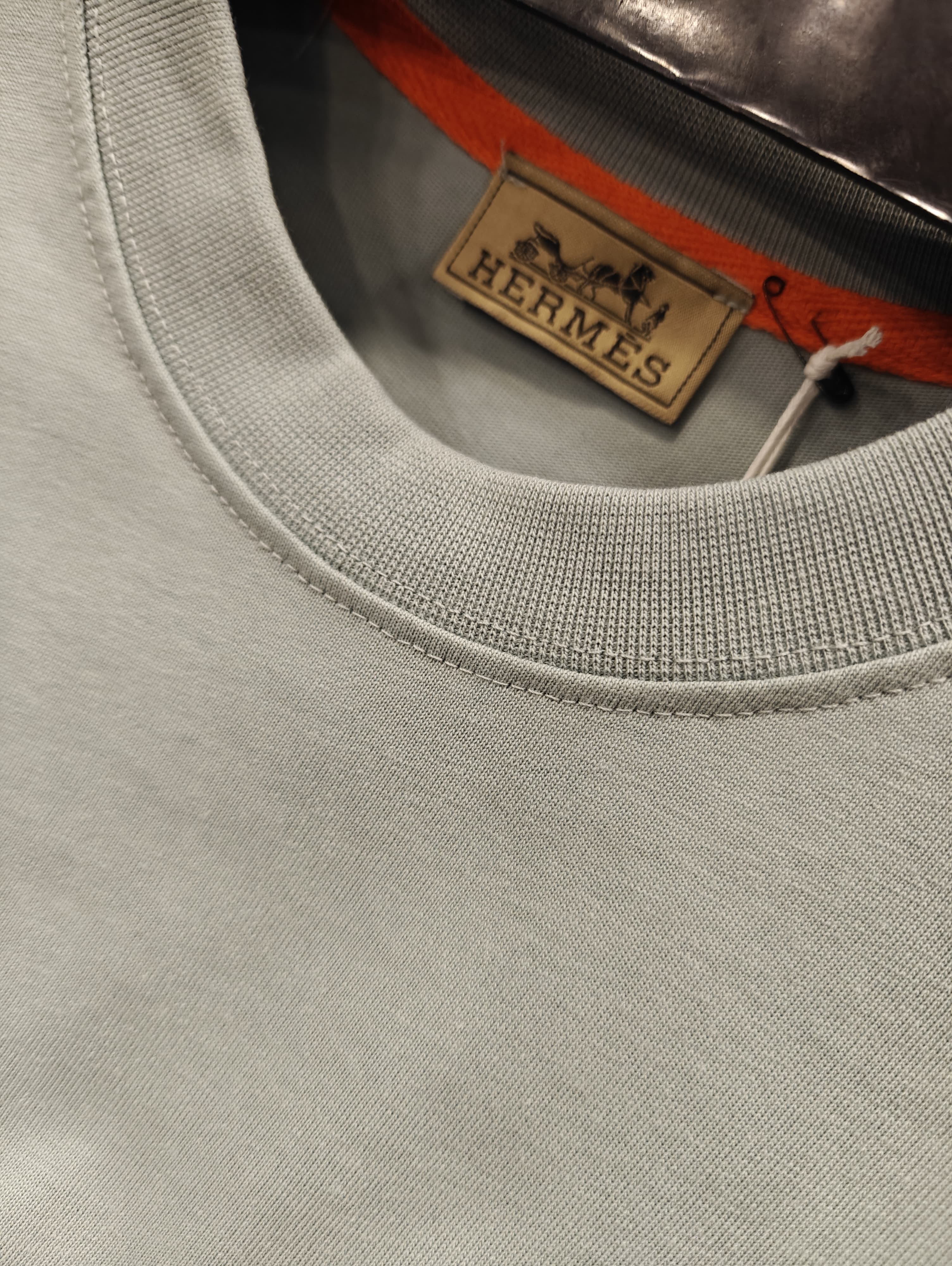 Hermes 1:1 Grade Oversized Crew Neck Tshirt