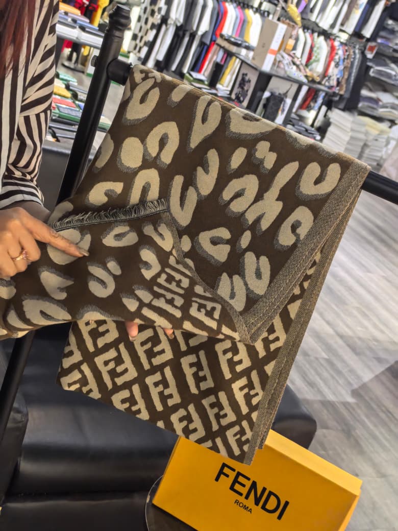 Fendi Women's Stole/Scarf for Winter with Box