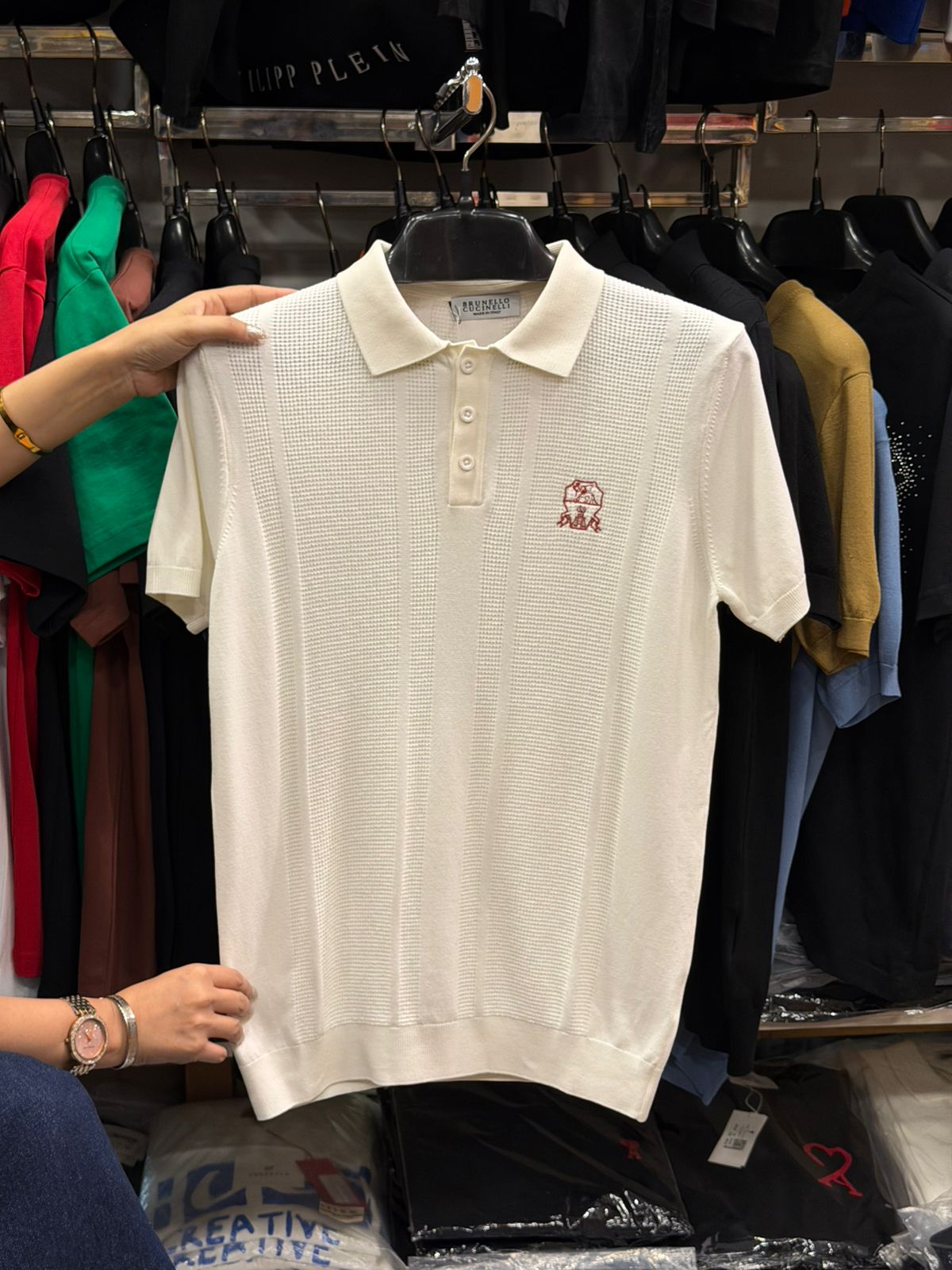 Brunello Cucinelli 1:1 Grade Knitwear Polo