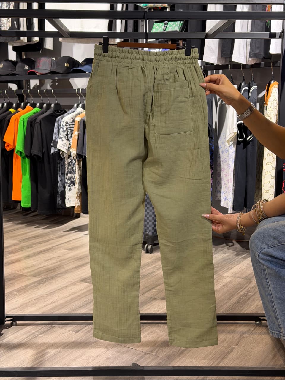 Zara Cotton Linen Trouser