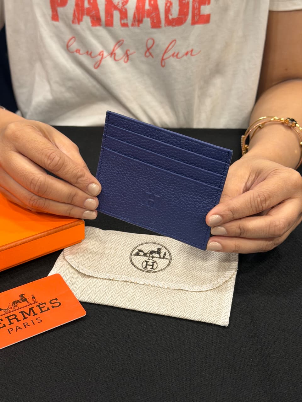Hermes High End Card Holder with Box