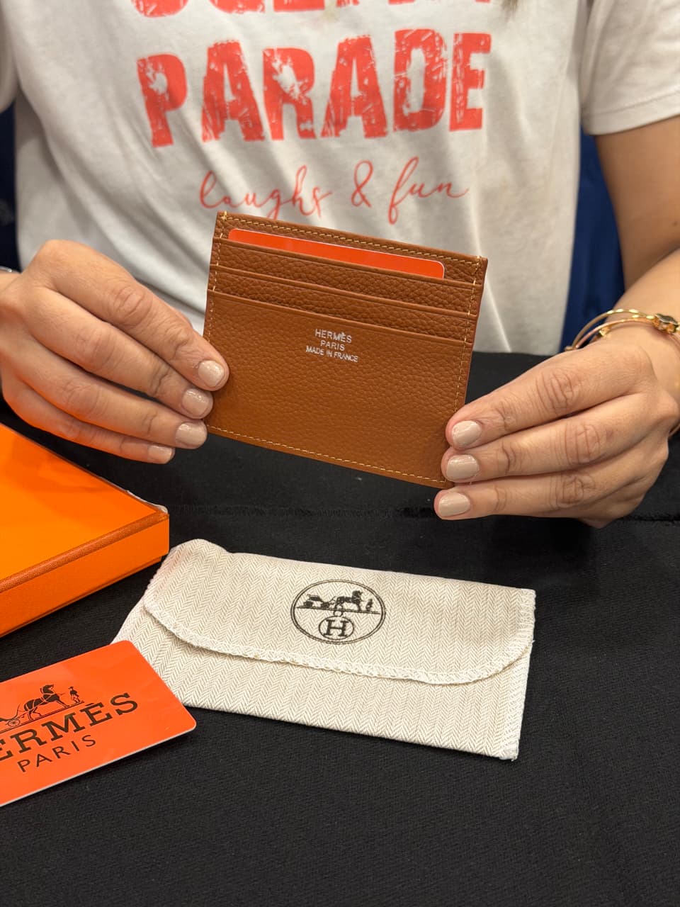 Hermes High End Card Holder with Box