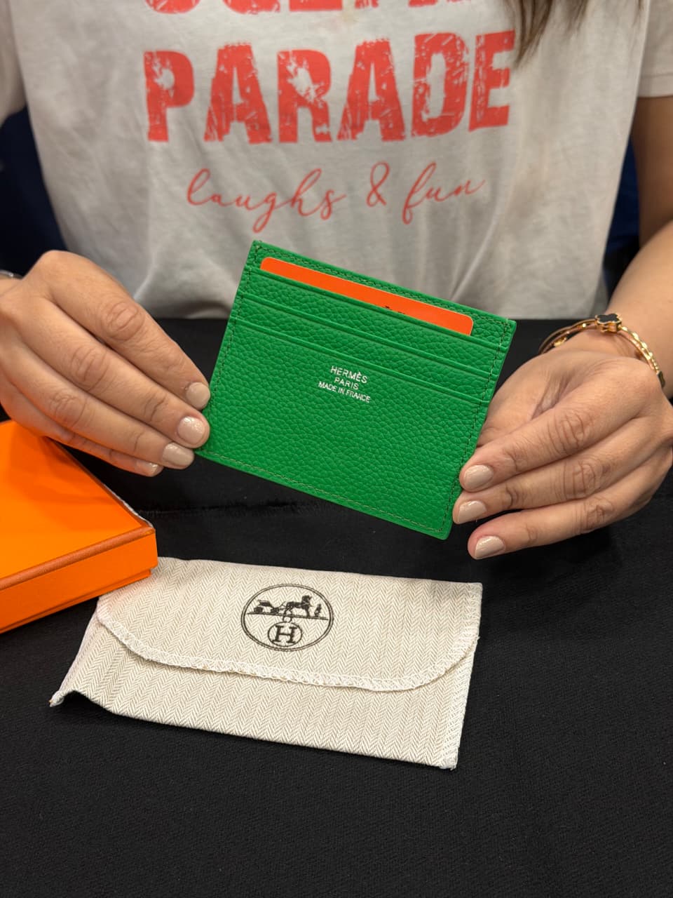Hermes High End Card Holder with Box