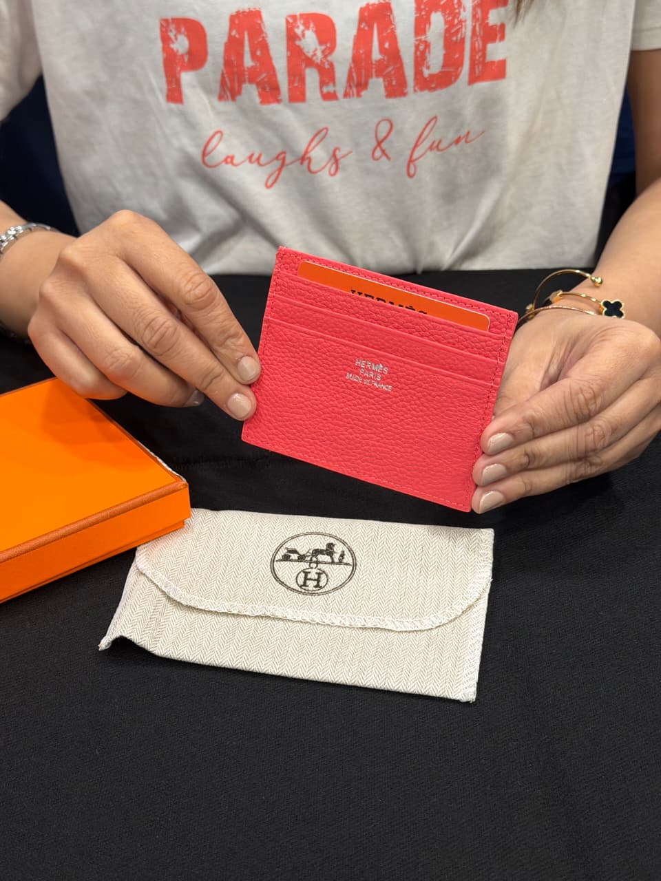 Hermes High End Card Holder with Box