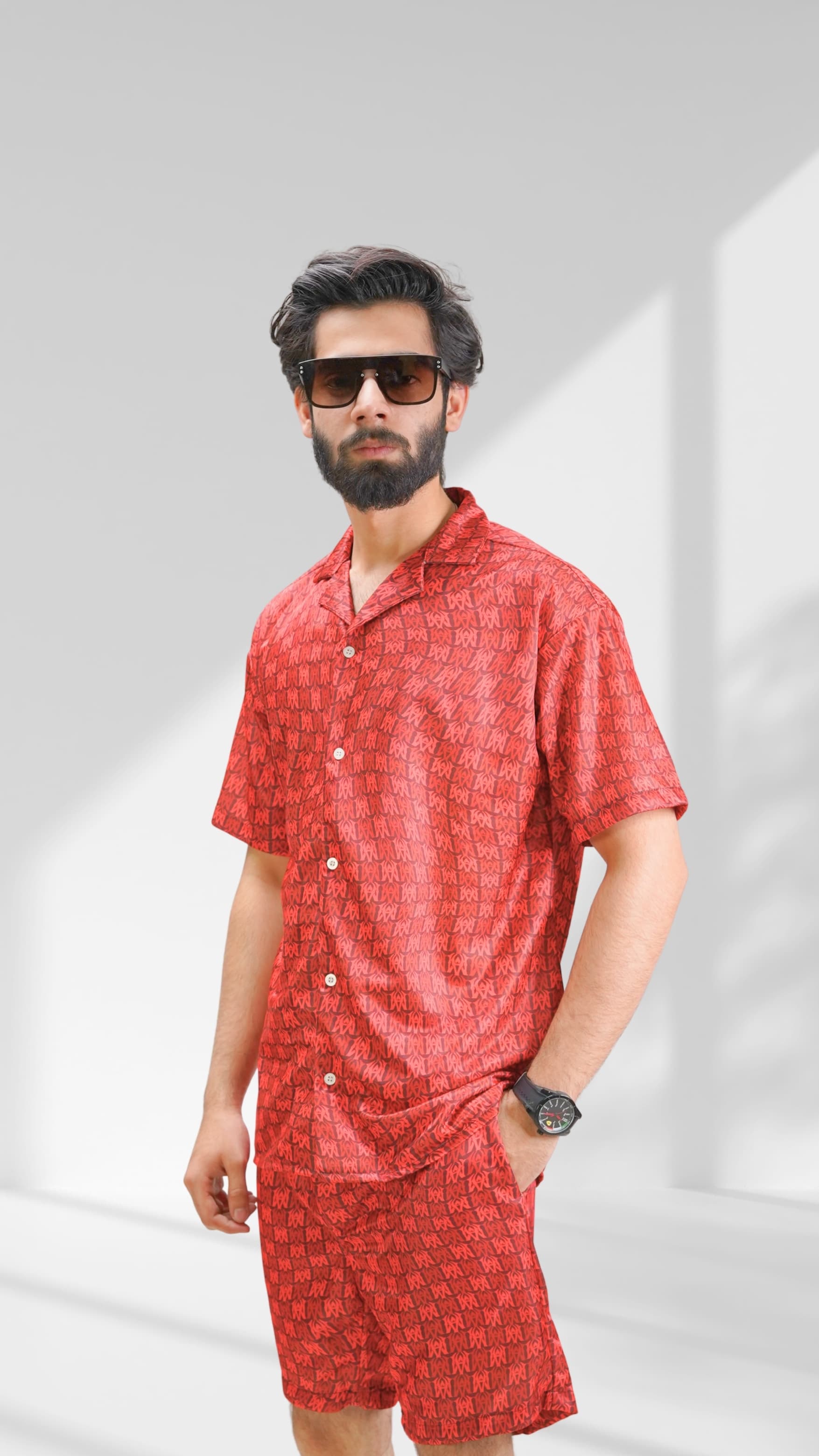 Amiri Silk Co-ords Set