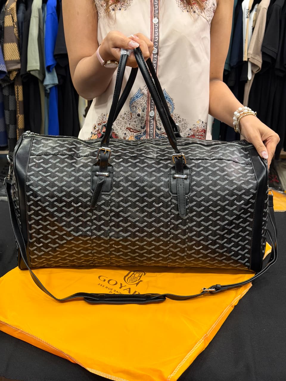 Goyard High End Duffel Gym Bag