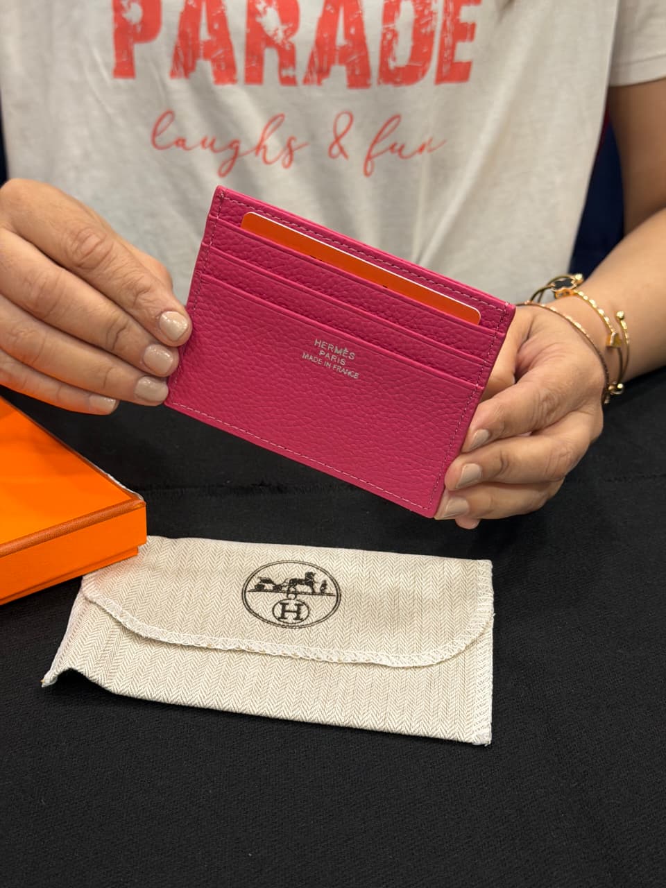 Hermes High End Card Holder with Box