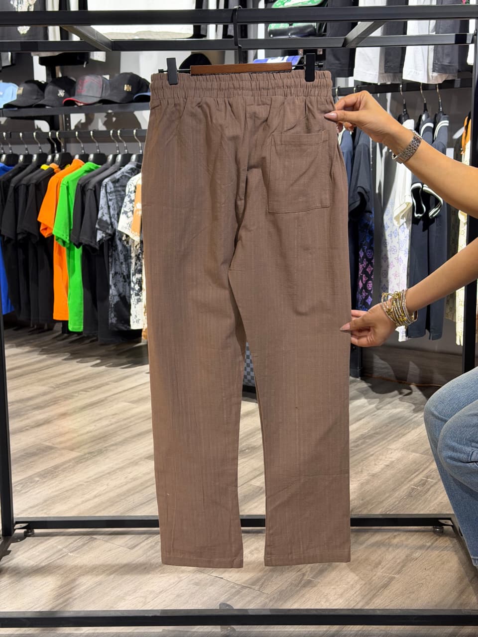 Zara Cotton Linen Trouser