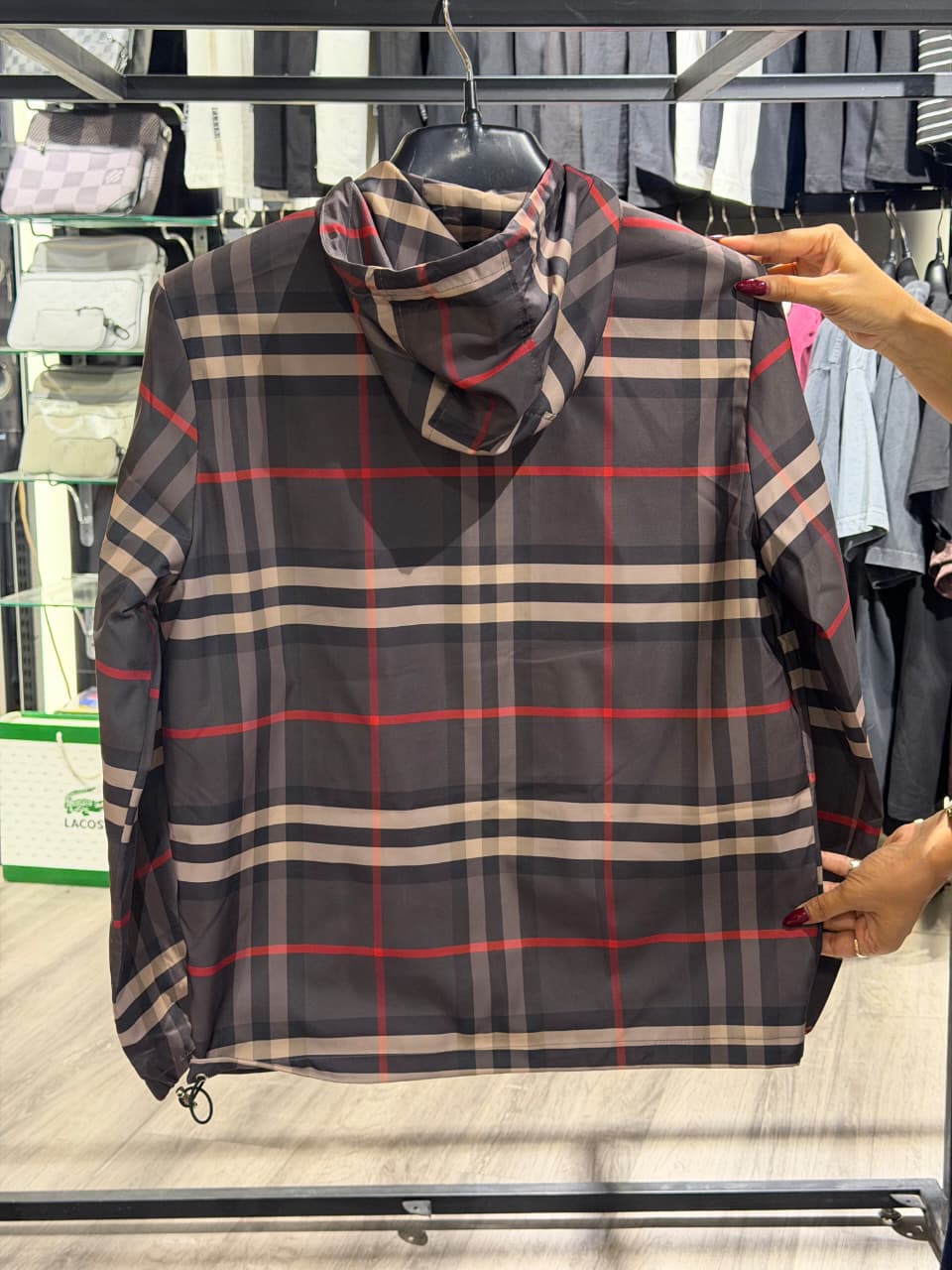 Burberry High End Hooded Wind Breaker Jacket