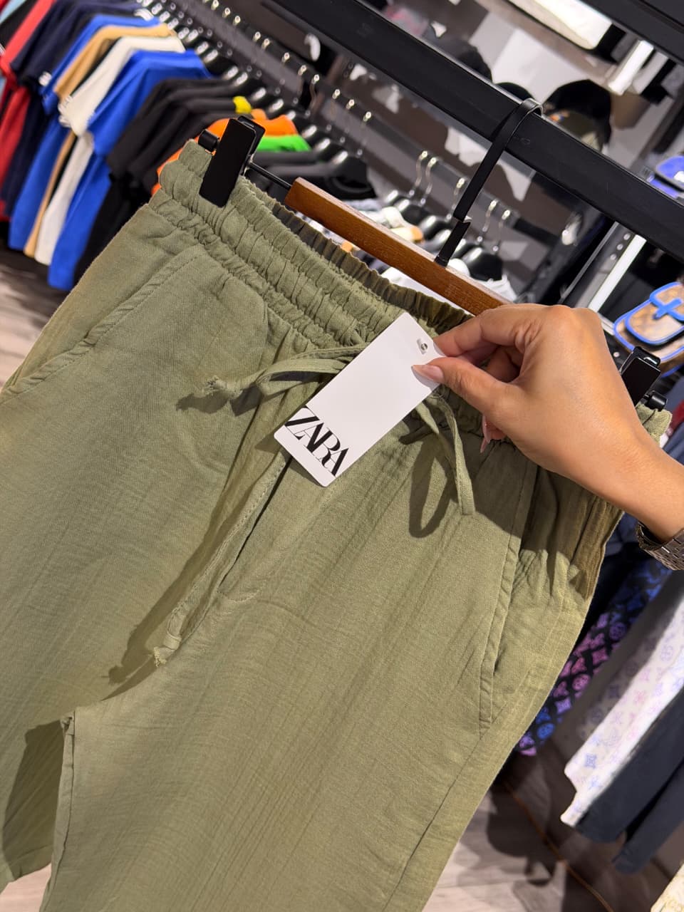 Zara Cotton Linen Trouser
