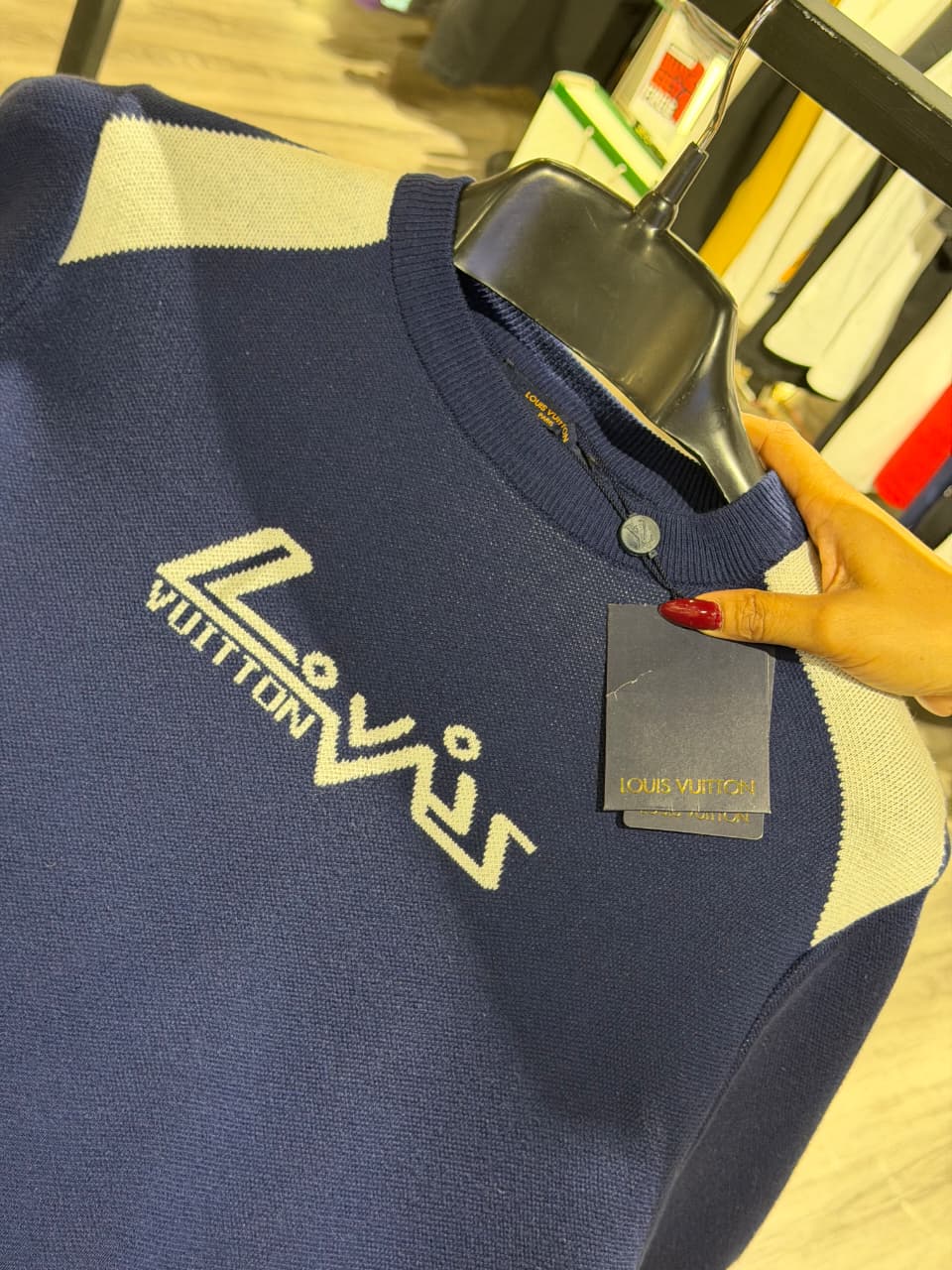 Louis Vuitton 1:1 Grade Knitwear Tshirt