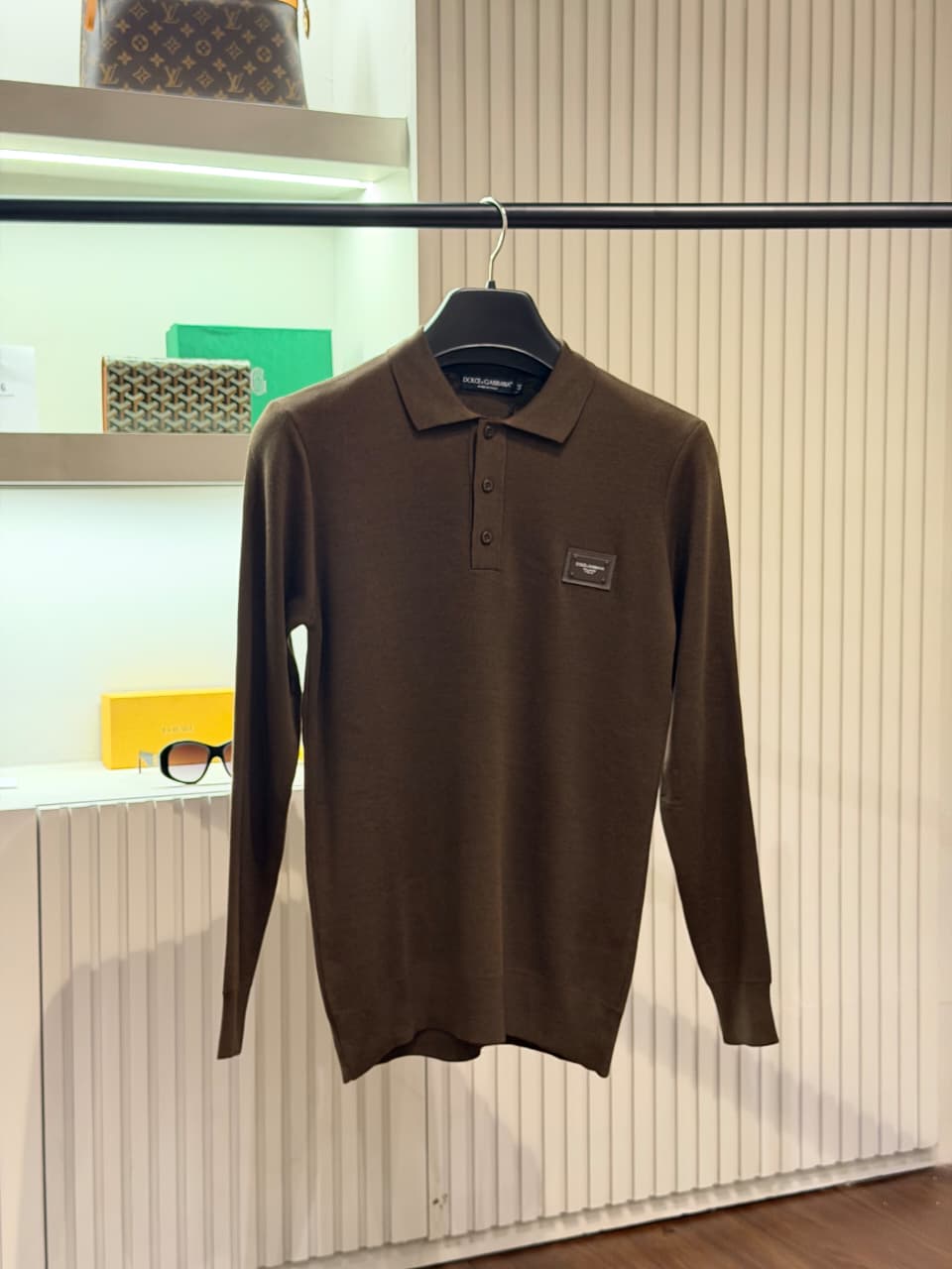 DG 1:1 Super Premium Grade Knitwear Polo Sweatshirt