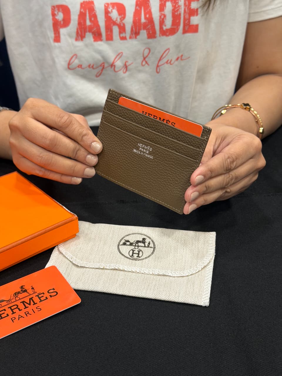 Hermes High End Card Holder with Box