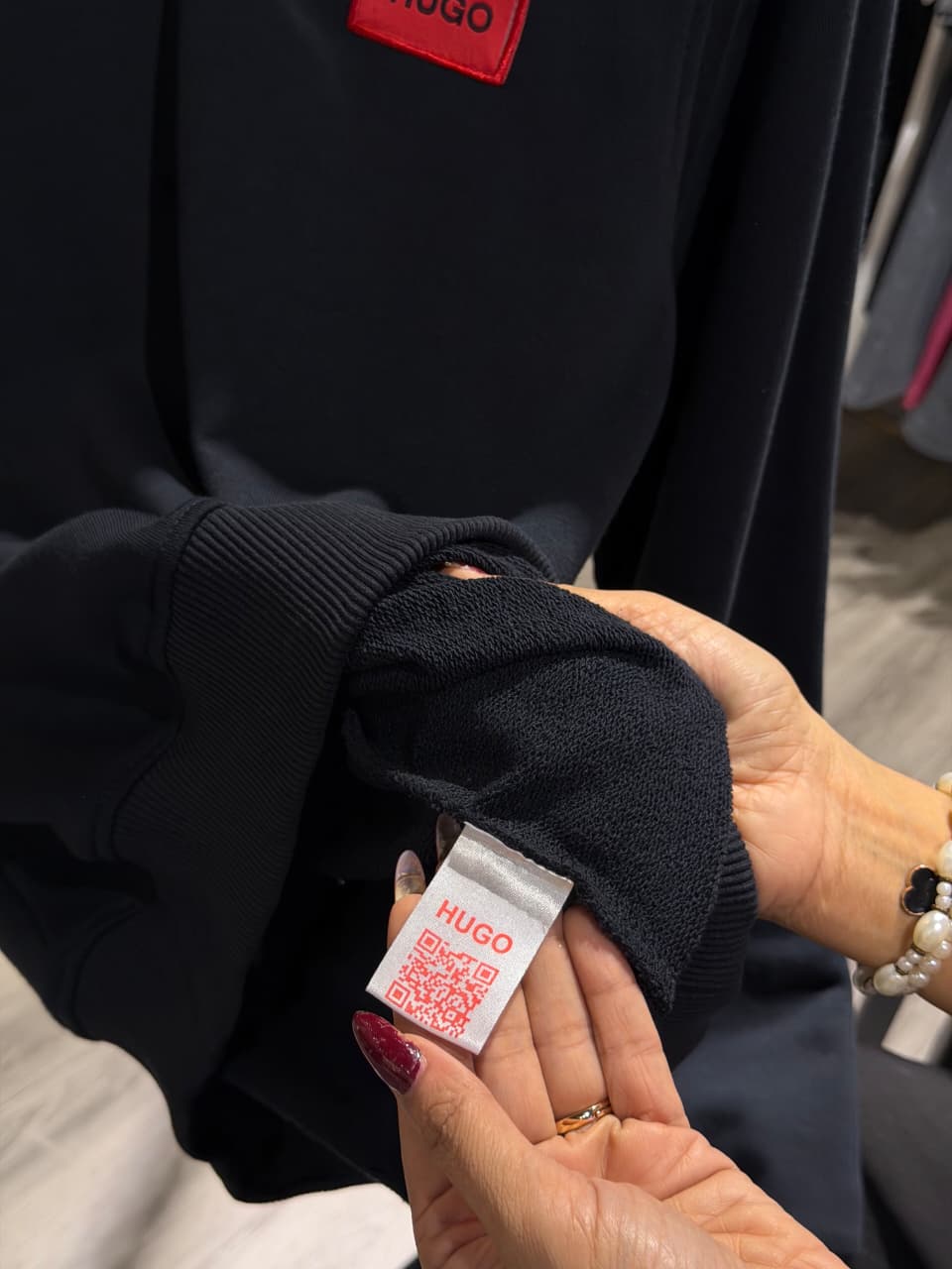 Hugo Boss Blue Sweatshirt
