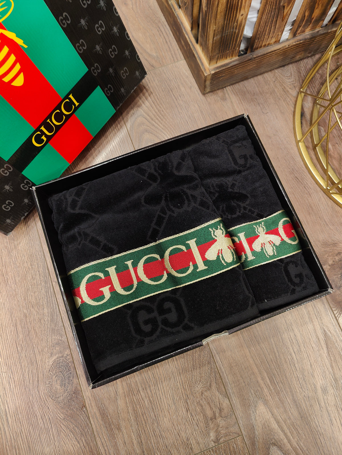 Gucci Towel Set With Box