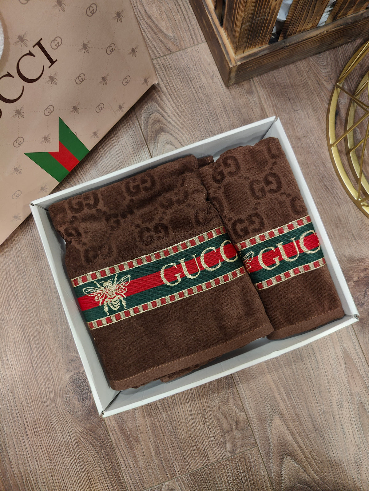 Gucci Towel Set With Box