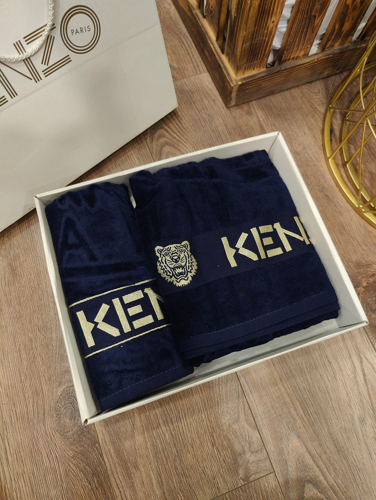 Kenzo Towel Set With Box