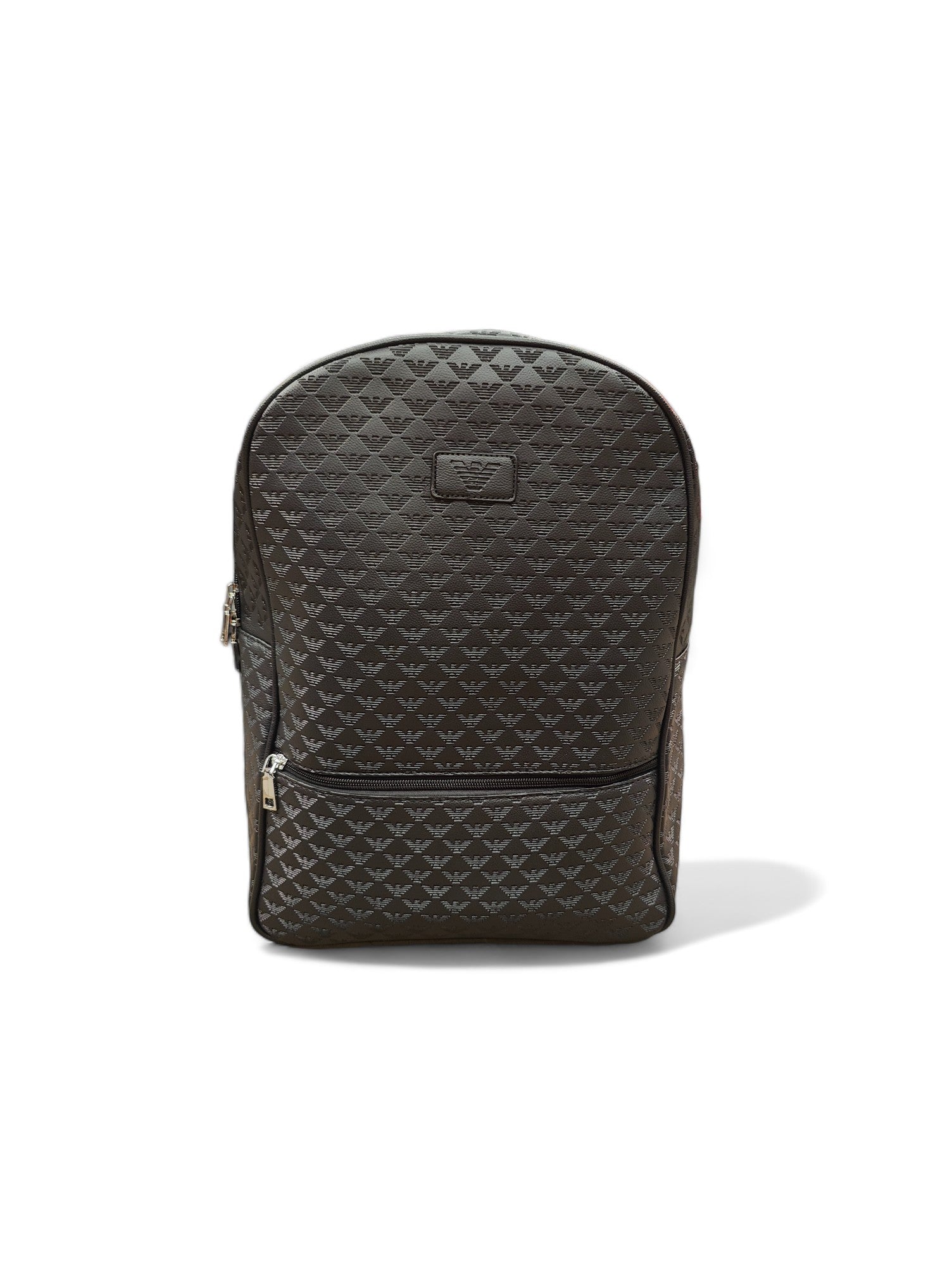 Versace - Black Leather Backpack