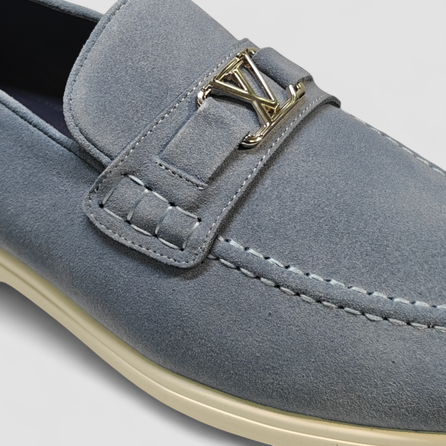 Louis Vuitton 1:1 Grade Suede Leather Estate Loafer