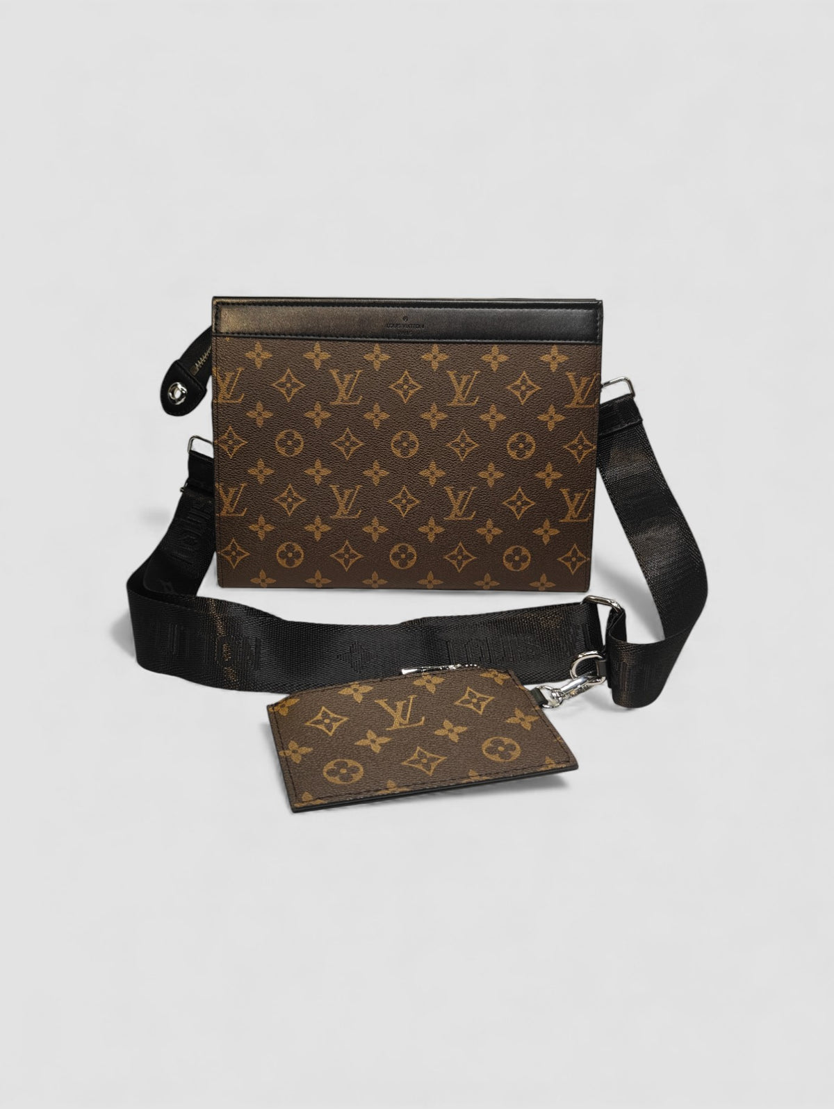 Louis Vuitton Pochette with Strap & Mini Pouch Bag