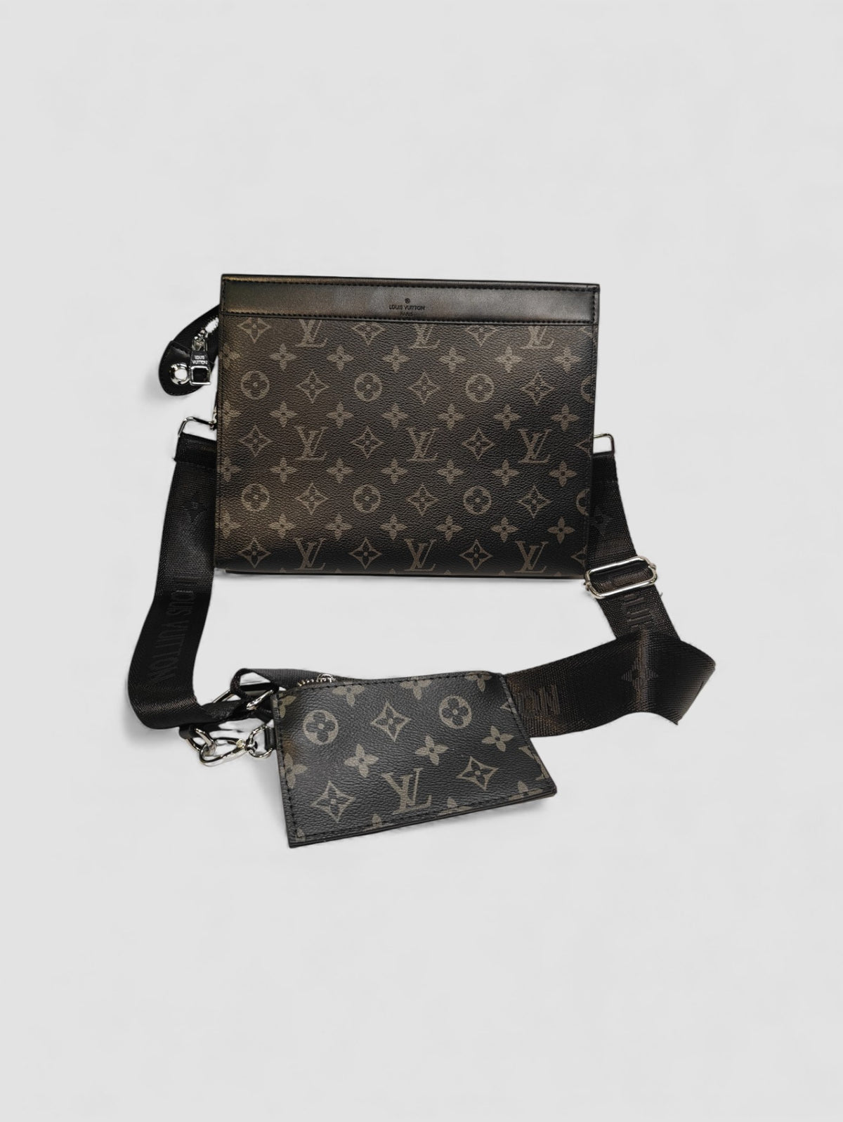 Louis Vuitton Pochette with Strap & Mini Pouch Bag