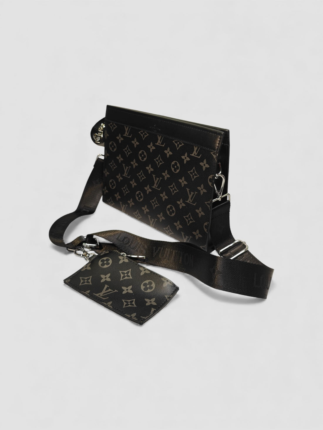 Louis Vuitton Pochette with Strap & Mini Pouch Bag