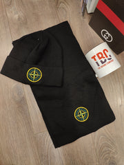 Stone Island Beanie Caps & Scarf Set