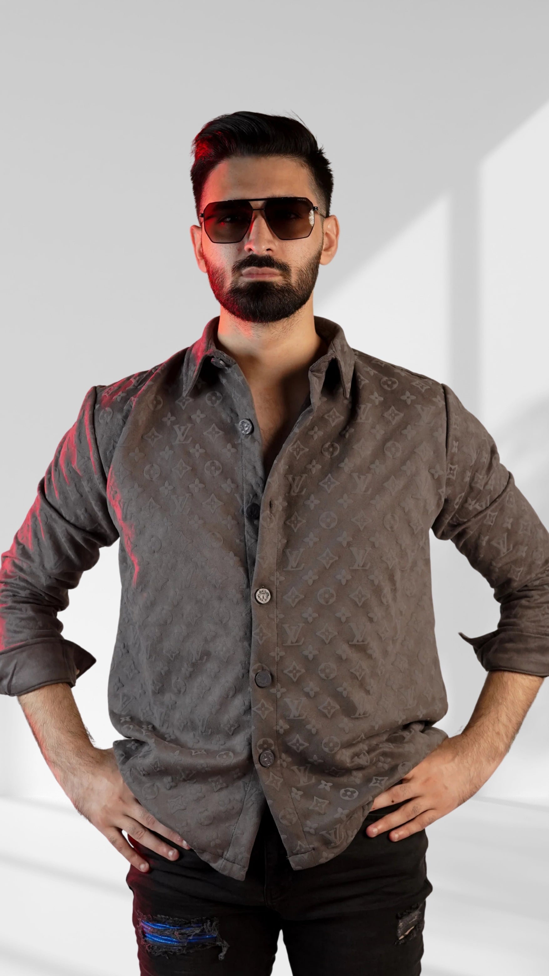 Louis Vuitton 1:1 Grading Button Down Shirt