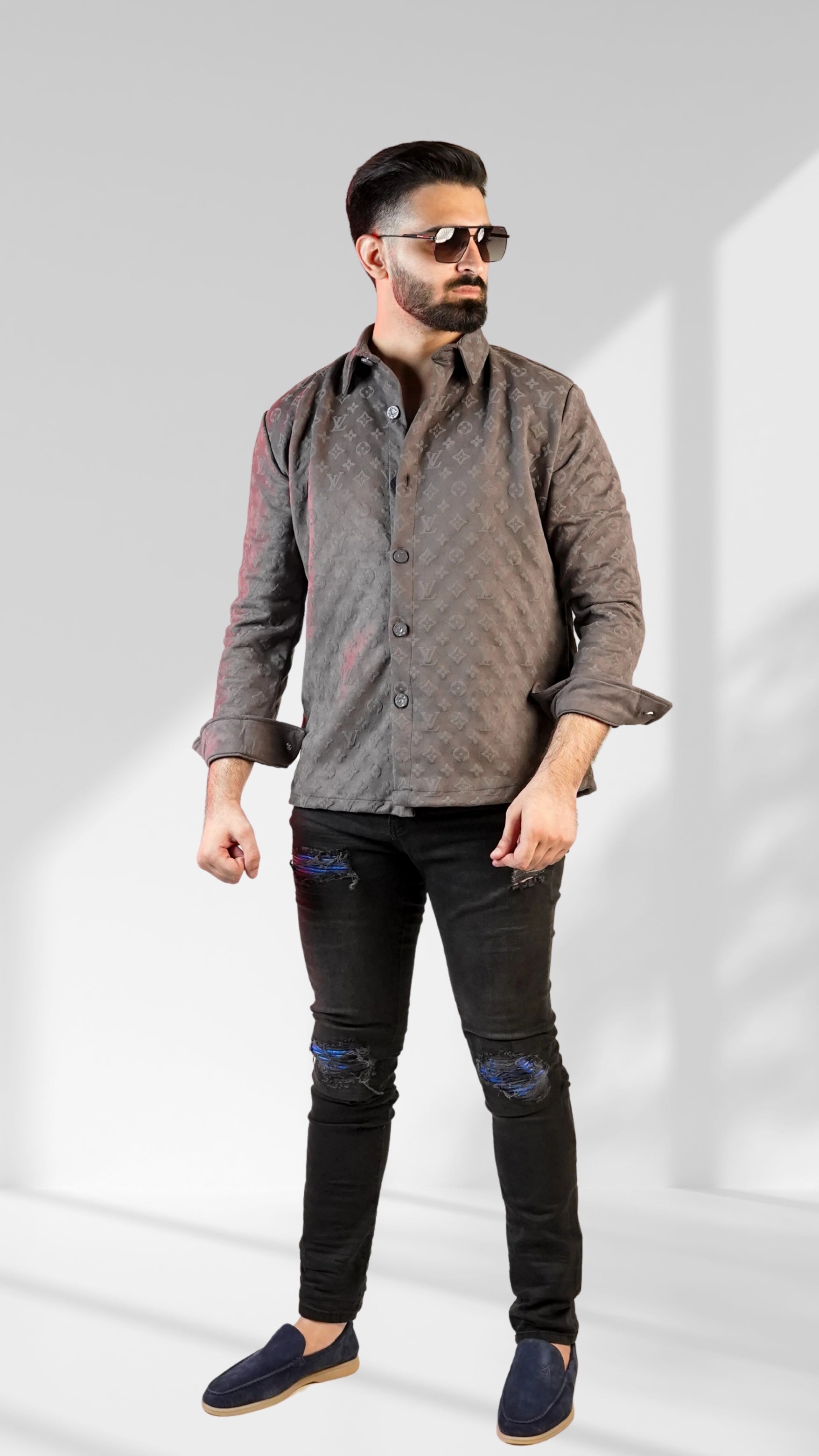 Louis Vuitton 1:1 Grading Button Down Shirt