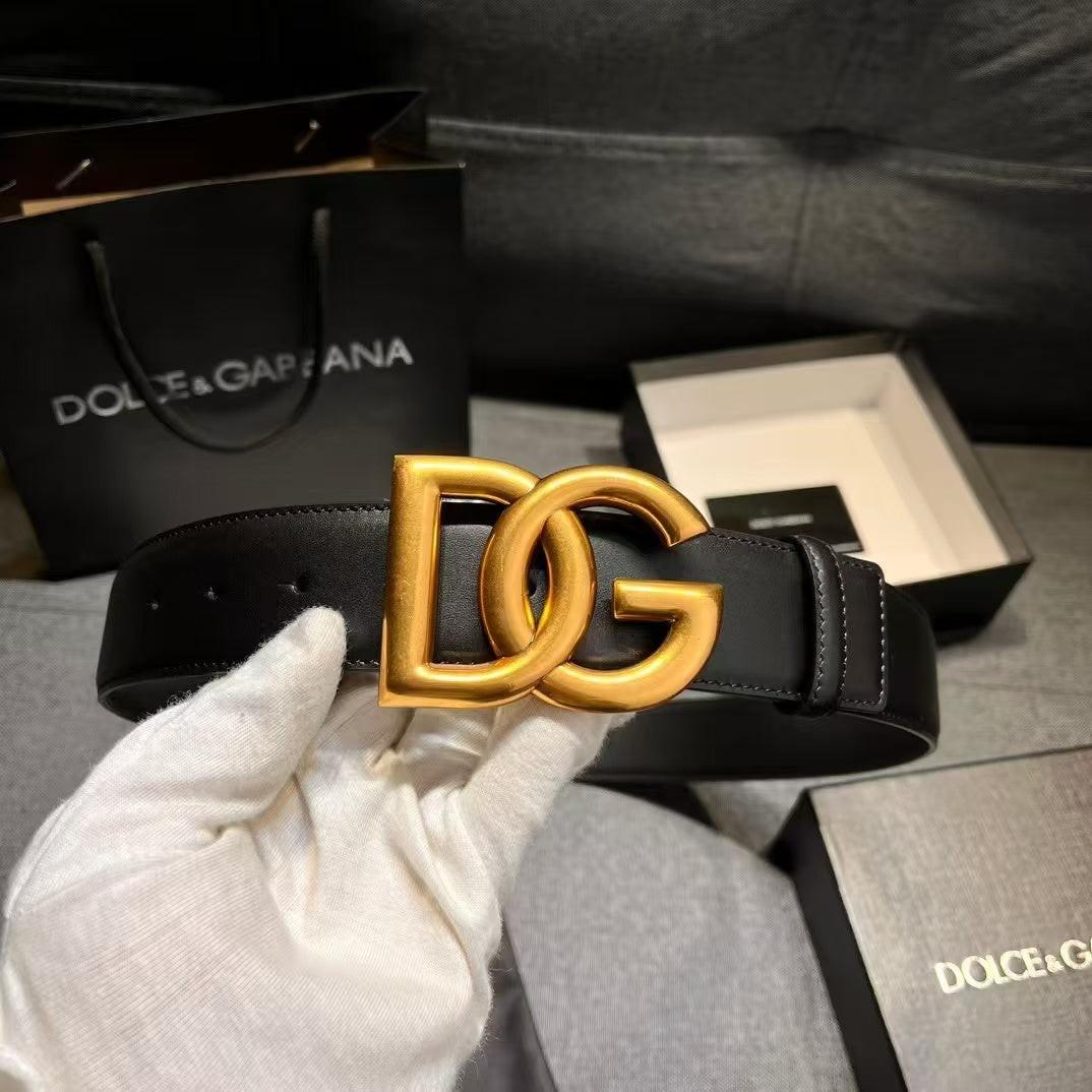DG 1:1 Grade Genuine Leather Belt with Full Packaging