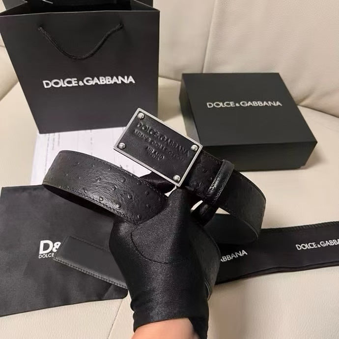 DG 1:1 Grade Genuine Leather Belt with Full Packaging